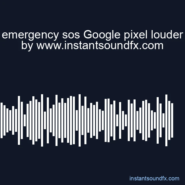 emergency sos Google pixel louder image