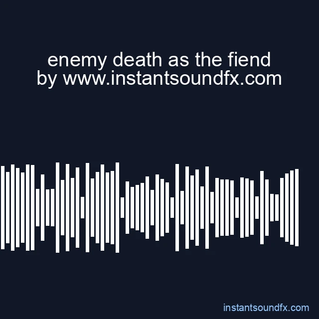 enemy death as the fiend image