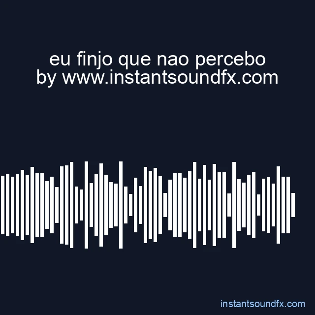 eu finjo que nao percebo image