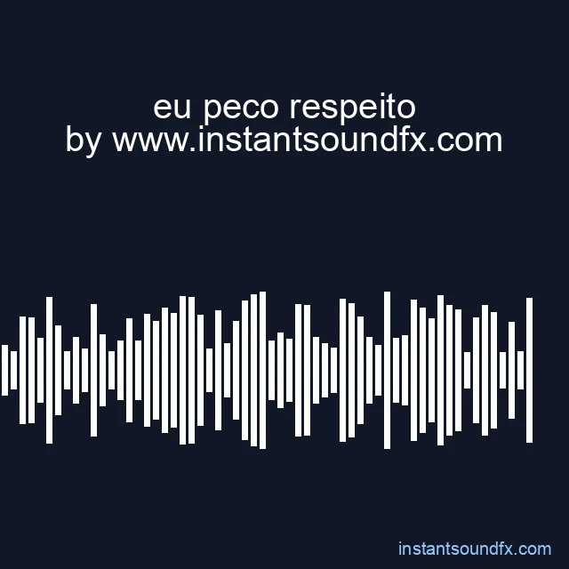 eu peco respeito image