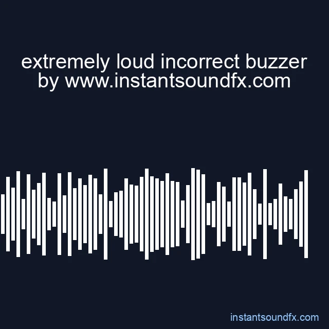 extremely loud incorrect buzzer image