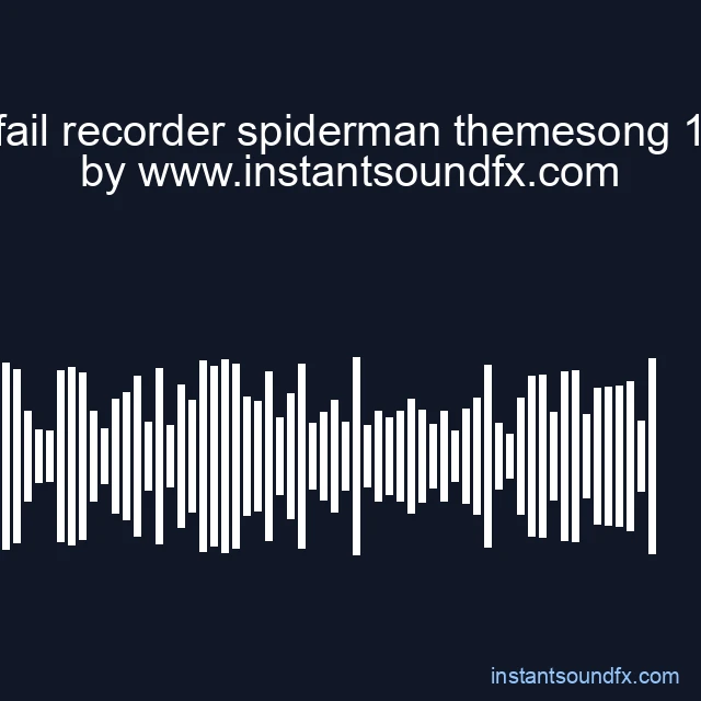 fail recorder spiderman themesong 1 image