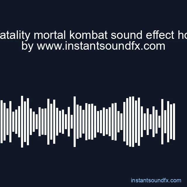 fatality mortal kombat sound effect hd image