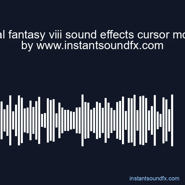 final fantasy viii sound effects cursor move image