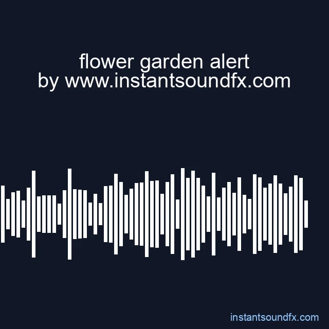 flower garden alert image
