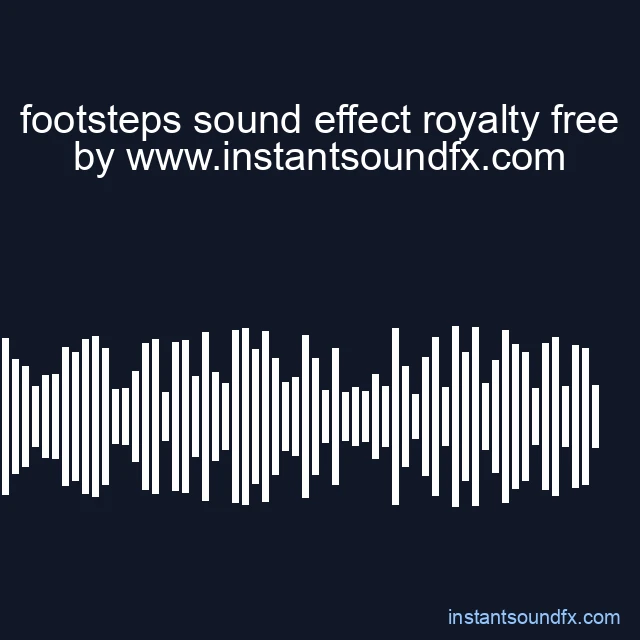 footsteps sound effect royalty free image