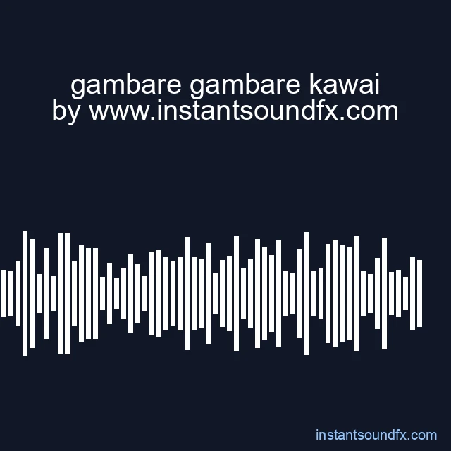 gambare gambare kawai image