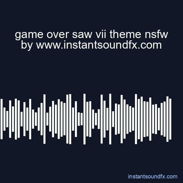 game over saw vii theme nsfw image