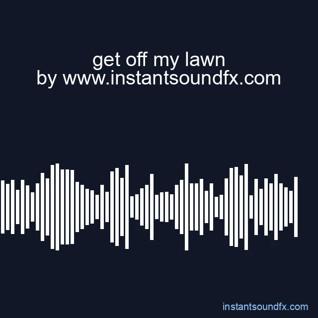 get off my lawn image