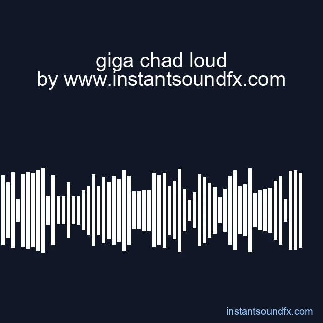 giga chad loud image