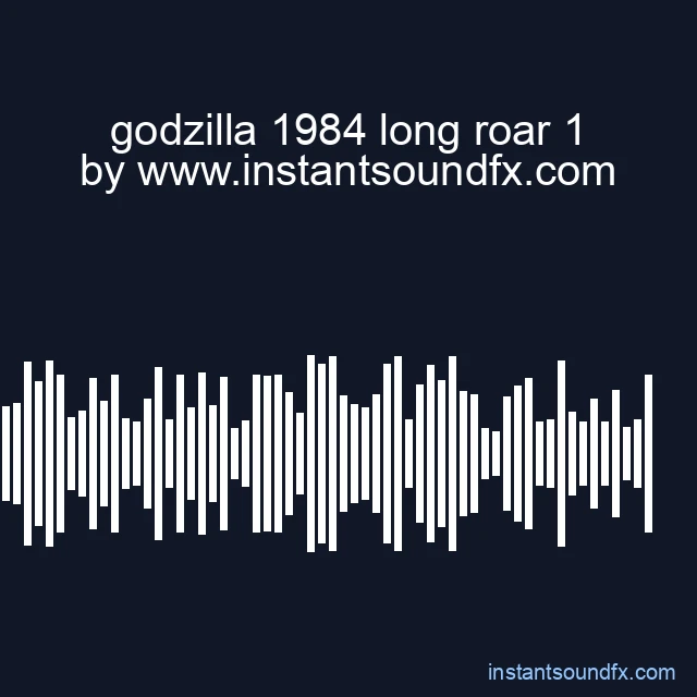 godzilla 1984 long roar 1 image
