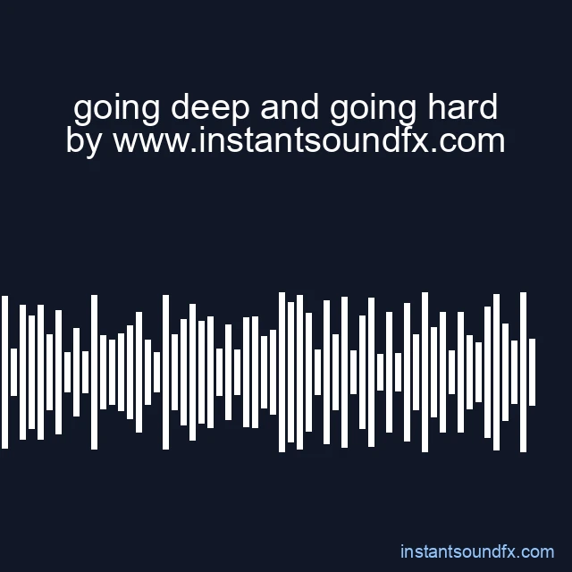 going deep and going hard image