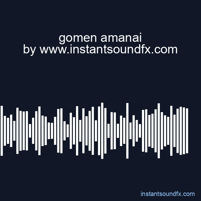 gomen amanai image