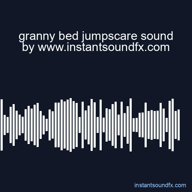 granny bed jumpscare sound image