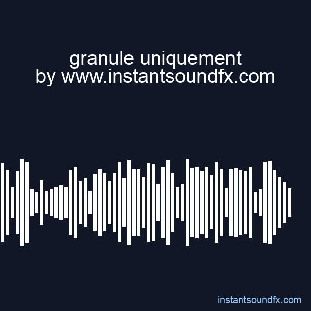 granule uniquement image