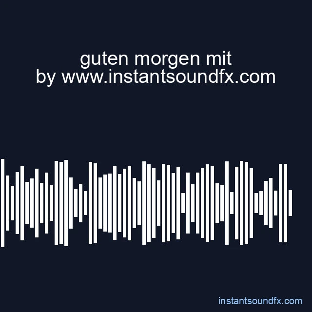 guten morgen mit image