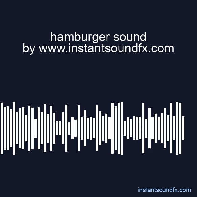 hamburger sound image