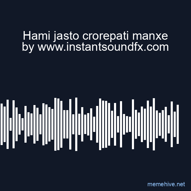 Hami jasto crorepati manxe image