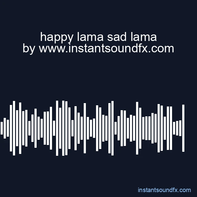 happy lama sad lama image