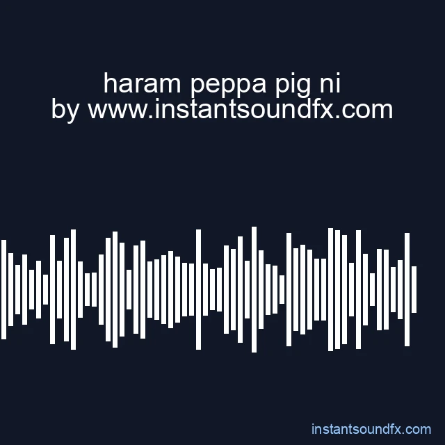 haram peppa pig ni image