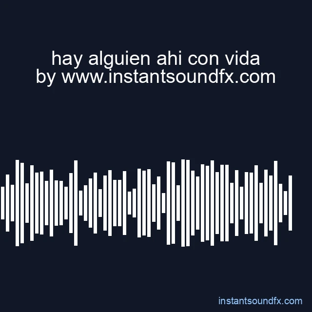 hay alguien ahi con vida image
