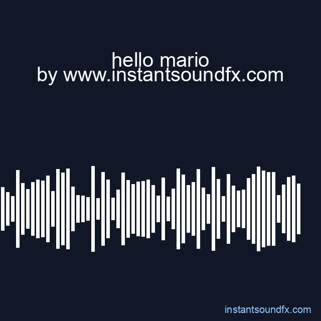 hello mario image
