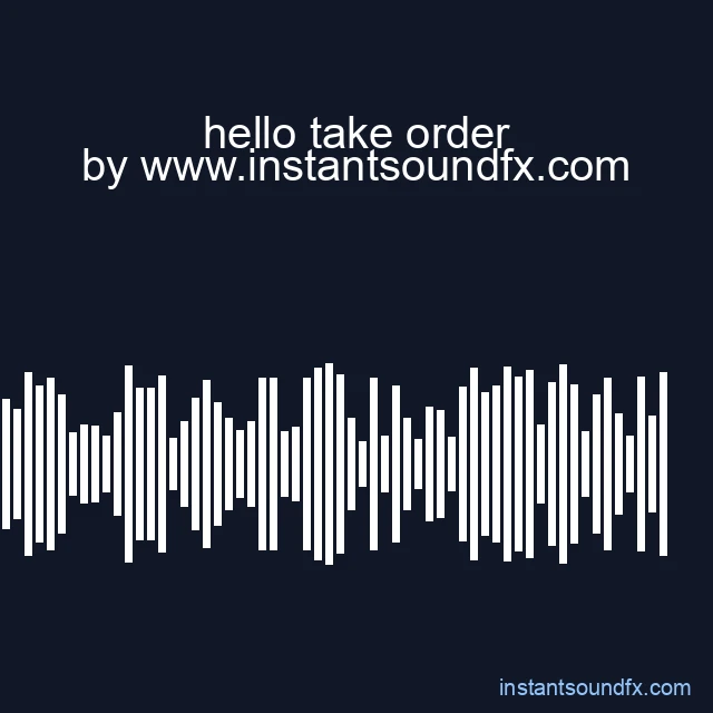 hello take order image