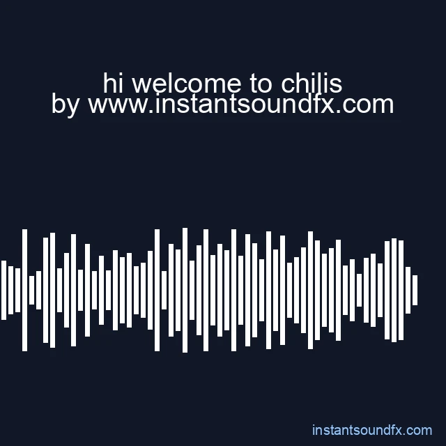 hi welcome to chilis image