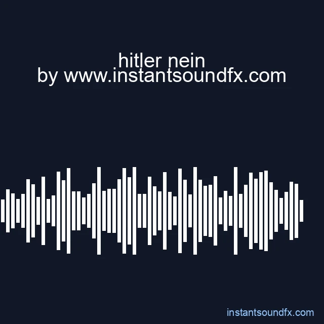 hitler nein image