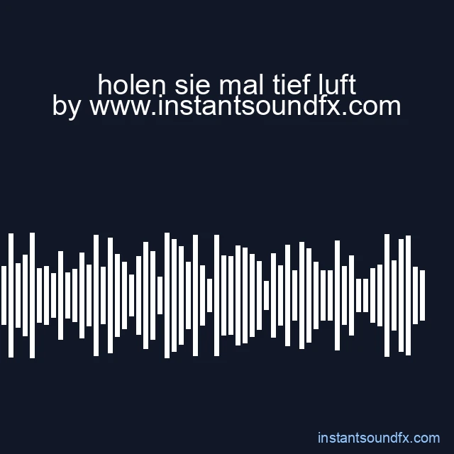 holen sie mal tief luft image