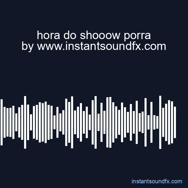 hora do shooow porra image