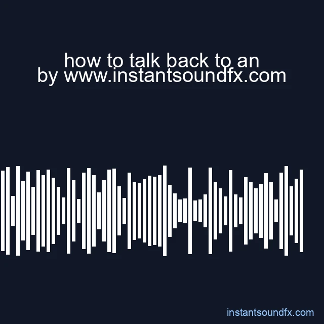 how to talk back to an image