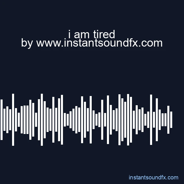 i am tired image