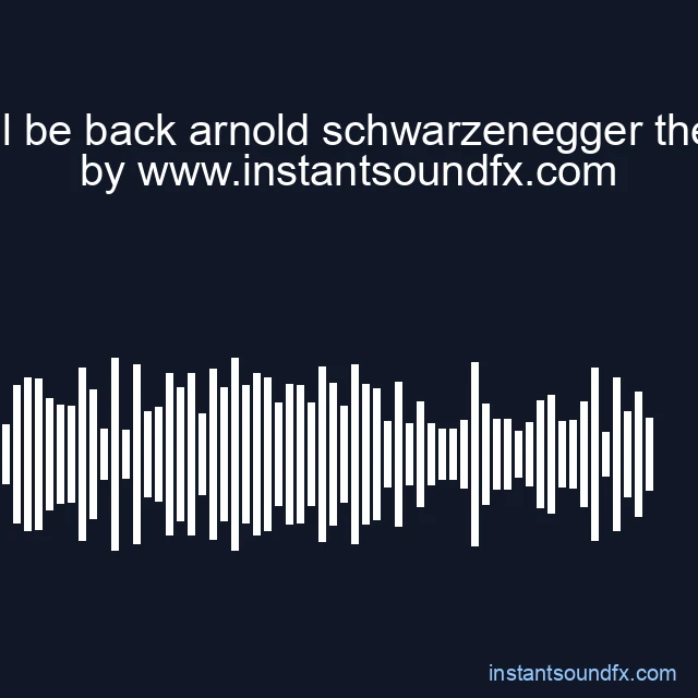ill be back arnold schwarzenegger the image
