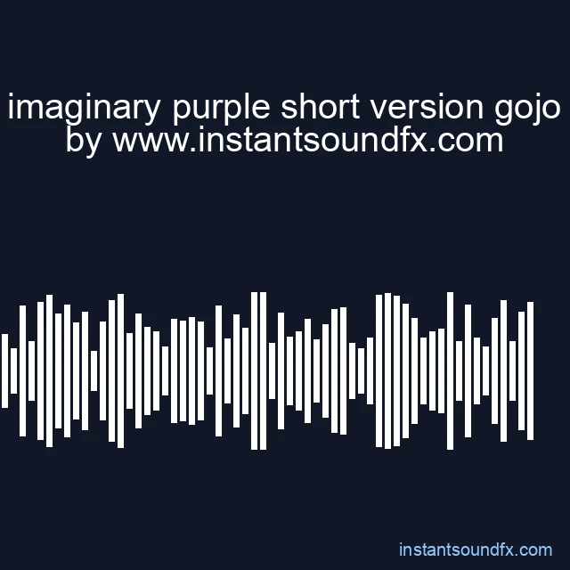 imaginary purple short version gojo image