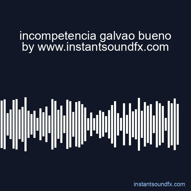 incompetencia galvao bueno image