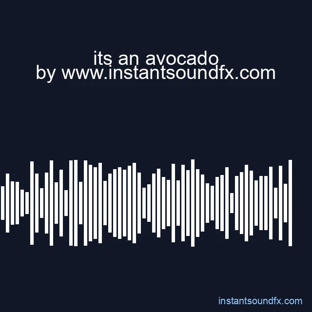 its an avocado image