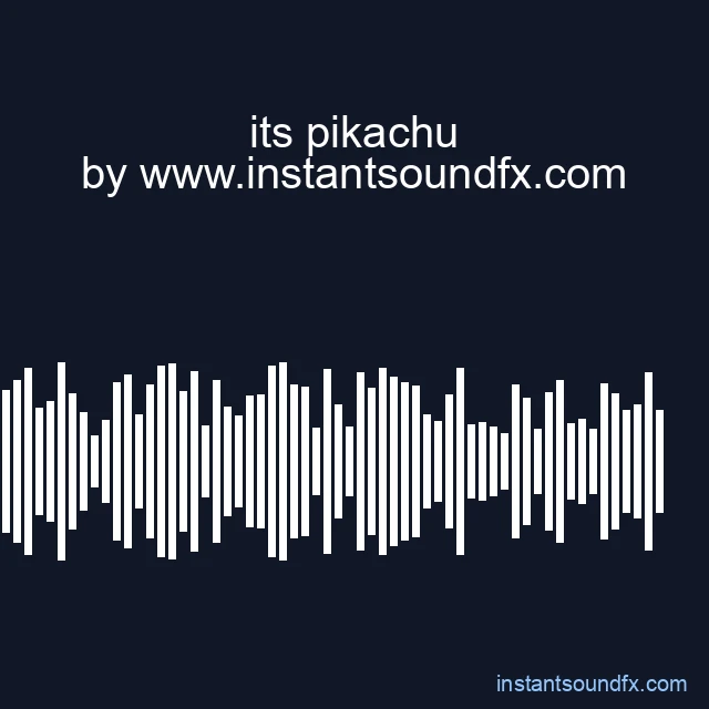 its pikachu image