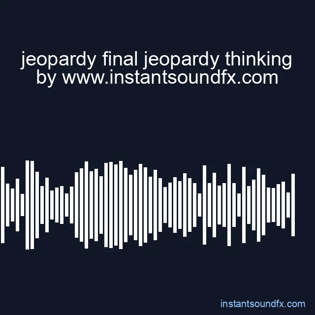 jeopardy final jeopardy thinking image