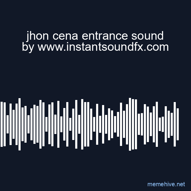 jhon cena entrance sound image