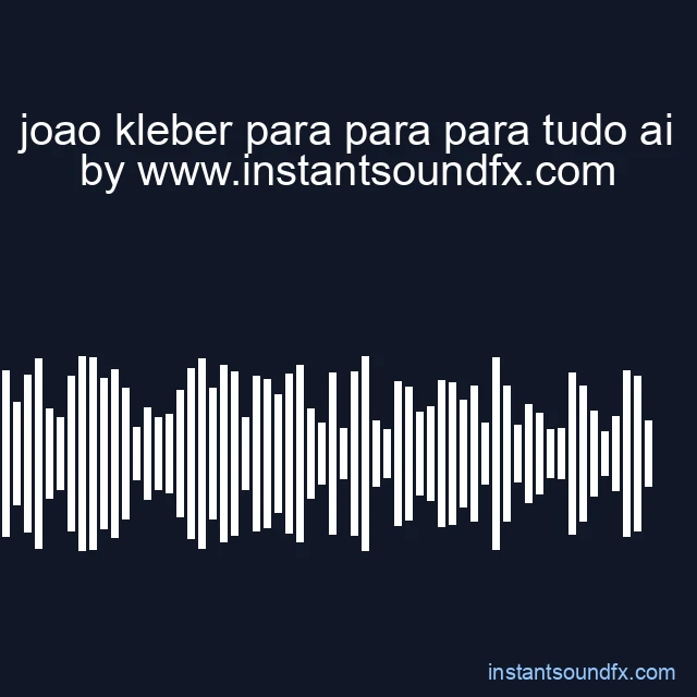 joao kleber para para para tudo ai image