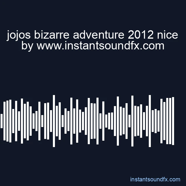 jojos bizarre adventure 2012 nice image