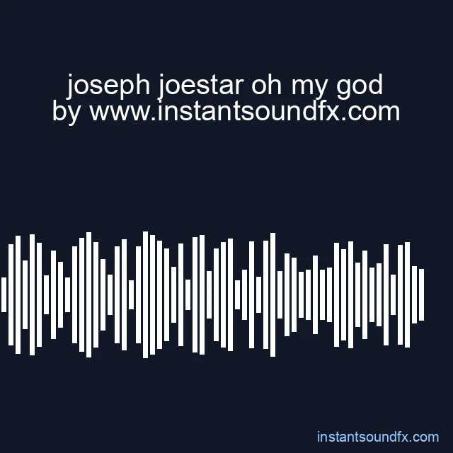 joseph joestar oh my god image