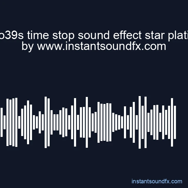 jotaro39s time stop sound effect star platinum image