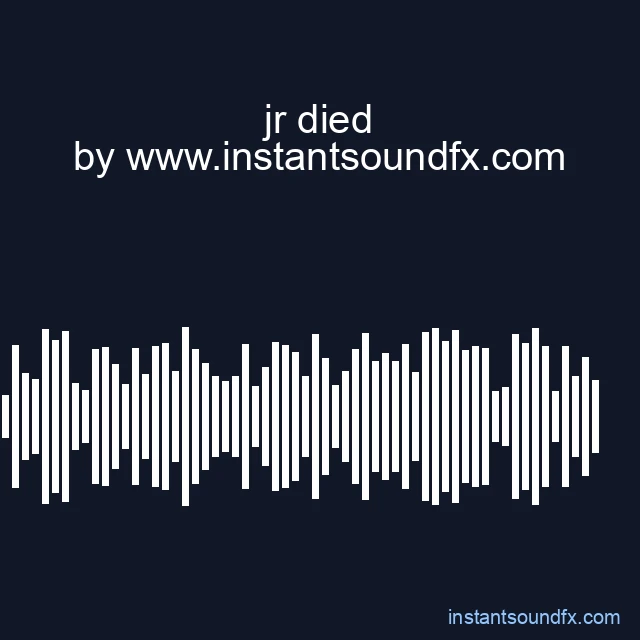 jr died image