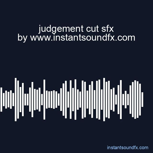 judgement cut sfx image