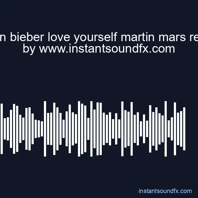 justin bieber love yourself martin mars remix image