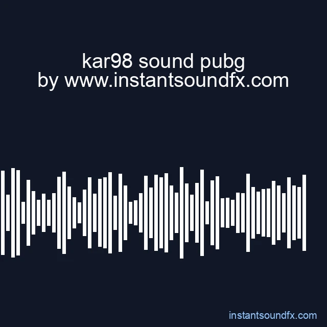 kar98 sound pubg image
