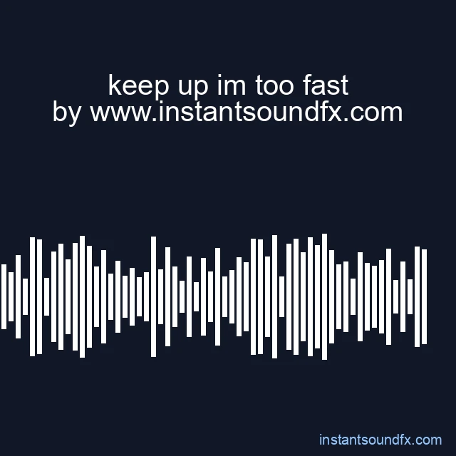 keep up im too fast image