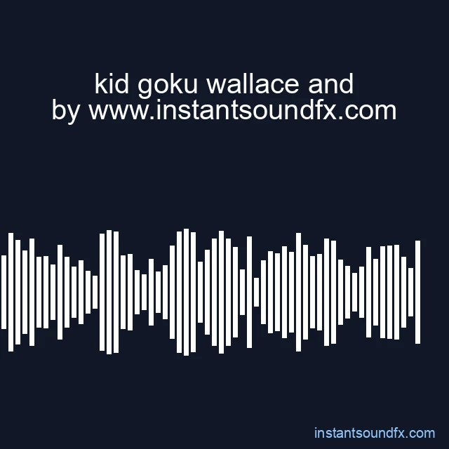 kid goku wallace and image